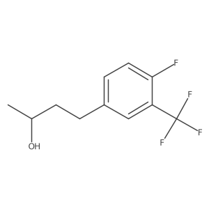 4-[4-Fluoro-3-(trifluoromethyl)phenyl]butan-2-ol Structure