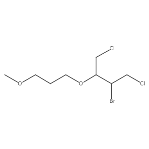 2-Bromo-1,4-dichloro-3-(3-methoxypropoxy)butane结构式