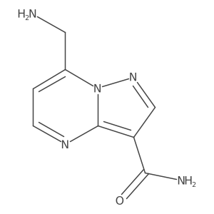 7-(Aminomethyl)pyrazolo[1,5-a]pyrimidine-3-carboxamide Structure