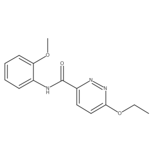 6-ethoxy-N-(2-methoxyphenyl)pyridazine-3-carboxamide Structure