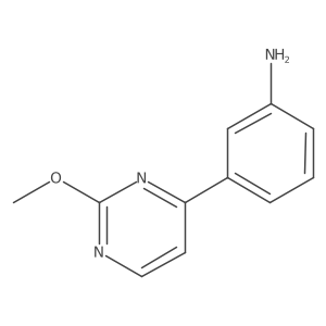 3-(2-Methoxypyrimidin-4-yl)aniline结构式