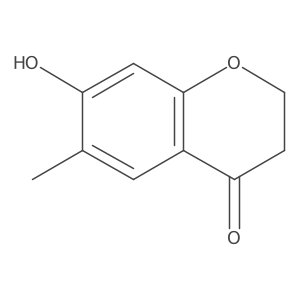 6-Methyl-7-hydroxychroman-4-one Structure