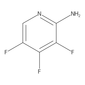 3,4,5-Trifluoropyridin-2-amine结构式