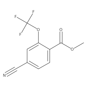 Methyl 4-cyano-2-(trifluoromethoxy)benzoate Structure