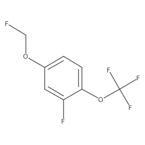 1-Fluoro-5-fluoromethoxy-2-(trifluoromethoxy)benzene Structure
