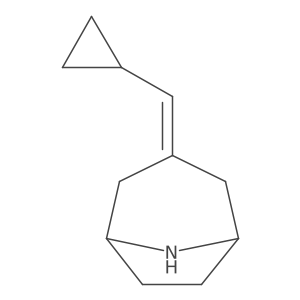 3-(Cyclopropylmethylene)-8-azabicyclo[3.2.1]octane Structure
