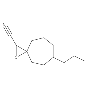 6-Propyl-1-oxaspiro[2.6]nonane-2-carbonitrile结构式