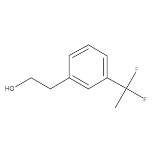 2-[3-(1,1-Difluoroethyl)phenyl]ethan-1-ol Structure