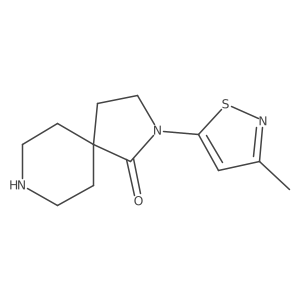 2-(3-Methyl-1,2-thiazol-5-yl)-2,8-diazaspiro[4.5]decan-1-one Structure