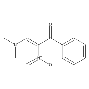 3-(Dimethylamino)-2-nitro-1-phenyl-2-propen-1-one Structure