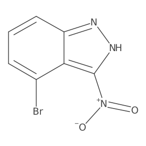 4-bromo-3-nitro-1H-indazole Structure