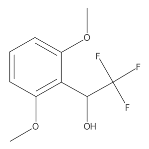 1-(2,6-Dimethoxyphenyl)-2,2,2-trifluoroethanol结构式