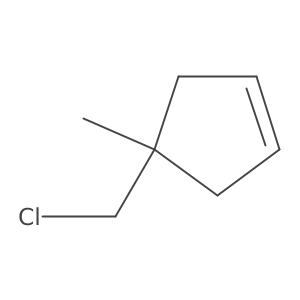 4-(Chloromethyl)-4-methylcyclopent-1-ene Structure