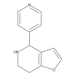 4-{4H,5H,6H,7H-furo[3,2-c]pyridin-4-yl}pyridine结构式