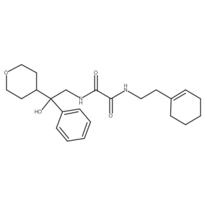N1-(2-(cyclohex-1-en-1-yl)ethyl)-N2-(2-hydroxy-2-phenyl-2-(tetrahydro-2H-pyran-4-yl)ethyl)oxalamide Structure