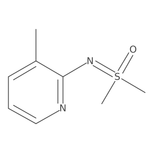 Dimethyl[(3-methylpyridin-2-yl)imino]-lambda6-sulfanone Structure