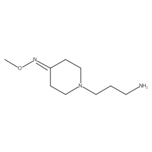 1-(3-Aminopropyl)-4-methoxyazanylidenepiperidine结构式