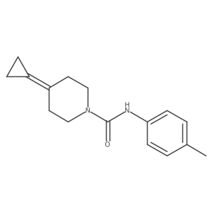 4-cyclopropylidene-N-(p-tolyl)piperidine-1-carboxamide Structure
