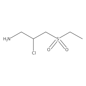 2-Chloro-3-(ethanesulfonyl)propan-1-amine Structure