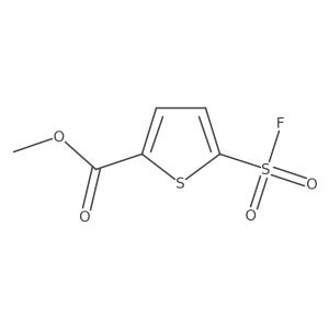 Methyl 5-(fluorosulfonyl)thiophene-2-carboxylate结构式
