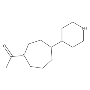 1-[4-(Piperidin-4-yl)azepan-1-yl]ethan-1-one结构式