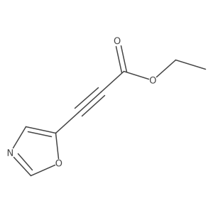 Ethyl 3-(1,3-oxazol-5-yl)prop-2-ynoate结构式