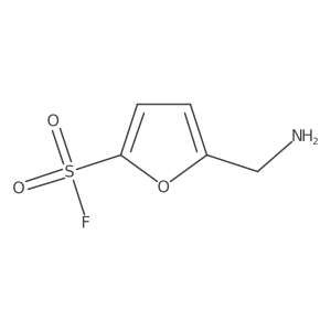 5-(Aminomethyl)furan-2-sulfonyl fluoride结构式