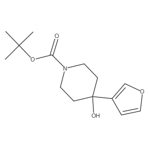 1-Boc-4-(3-furyl)-4-piperidinol Structure
