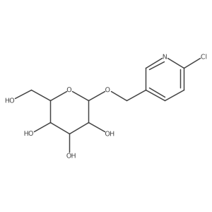 (6-Chloro-3-pyridinyl)methyl hexopyranoside结构式