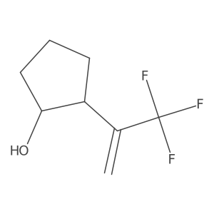 rac-(1R,2S)-2-(3,3,3-trifluoroprop-1-en-2-yl)cyclopentan-1-ol Structure