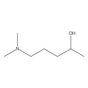 (2S)-5-(dimethylamino)pentan-2-ol结构式