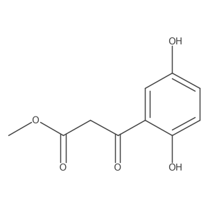 Methyl 3-(2,5-dihydroxyphenyl)-3-oxopropanoate Structure