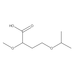 2-Methoxy-4-(propan-2-yloxy)butanoic acid Structure