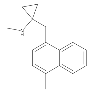 N-methyl-1-[(4-methylnaphthalen-1-yl)methyl]cyclopropan-1-amine Structure