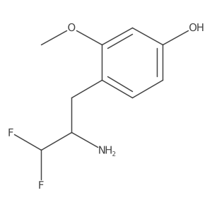 4-(2-Amino-3,3-difluoropropyl)-3-methoxyphenol Structure