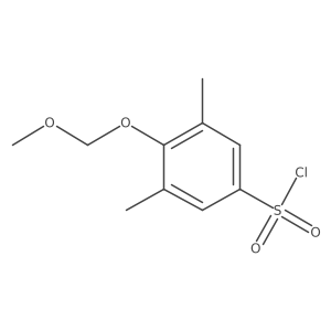 4-(Methoxymethoxy)-3,5-dimethylbenzene-1-sulfonyl chloride结构式