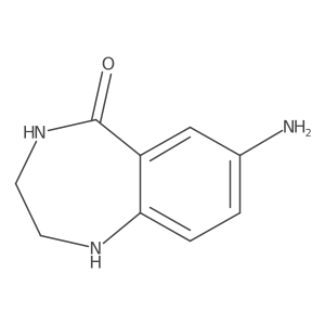 7-Amino-1,2,3,4-tetrahydro-1,4-benzodiazepin-5-one Structure