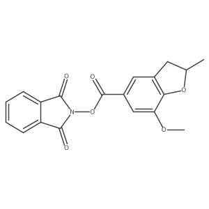 1,3-dioxo-2,3-dihydro-1H-isoindol-2-yl 7-methoxy-2-methyl-2,3-dihydro-1-benzofuran-5-carboxylate Structure