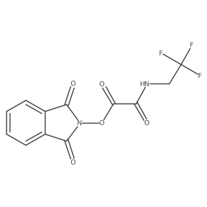 1,3-dioxo-2,3-dihydro-1H-isoindol-2-yl [(2,2,2-trifluoroethyl)carbamoyl]formate Structure