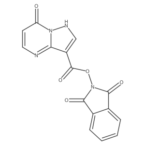 1,3-dioxo-2,3-dihydro-1H-isoindol-2-yl 7-oxo-4H,7H-pyrazolo[1,5-a]pyrimidine-3-carboxylate Structure