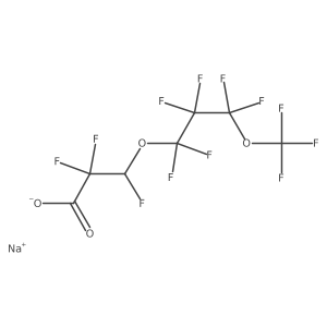 Sodium 4,8-dioxa-3H-perfluorononanoate Structure