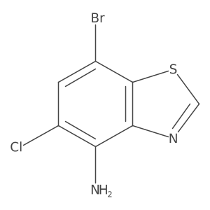 7-Bromo-5-chloro-1,3-benzothiazol-4-amine Structure