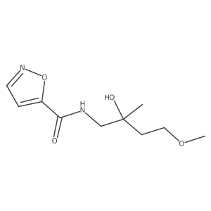 N-(2-hydroxy-4-methoxy-2-methylbutyl)-1,2-oxazole-5-carboxamide Structure