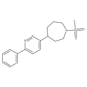 4-(6-Phenylpyridazin-3-yl)-1,4-diazepane-1-sulfonyl fluoride结构式