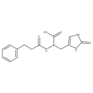(2R)-2-{[(benzyloxy)carbonyl]amino}-3-(2-hydroxy-1H-imidazol-4-yl)propanoic acid Structure