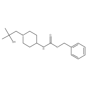 benzyl N-[1-(2-hydroxy-2-methylpropyl)piperidin-4-yl]carbamate Structure