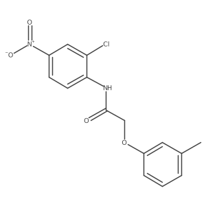 N-(2-Chloro-4-nitrophenyl)-2-(3-methylphenoxy)acetamide Structure