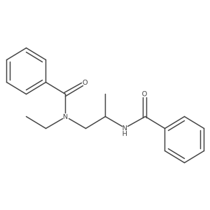 N-[2-(Benzoylamino)propyl]-N-ethylbenzamide结构式
