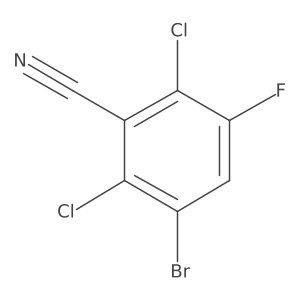 3-Cyano-2,4-dichloro-5-fluorobromobenzene Structure