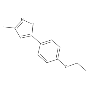 5-(4-Ethoxyphenyl)-3-methylisoxazole Structure